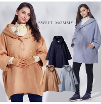 Manteau de maternité et de portage maman enfant