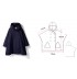 Manteau de maternité et de portage maman enfant