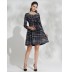 Robe de grossesse et allaitement à carreaux 