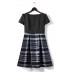 Maternity and nursing short sleeve formal dress 