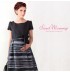 Maternity and nursing short sleeve formal dress 