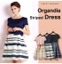 Maternity and nursing short sleeve formal dress 