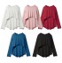 Maternity and nursing long sleeve top