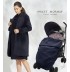 Manteau maman-enfant en cachemire avec insert réglable