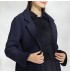 Manteau maman-enfant en cachemire avec insert réglable
