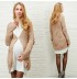 Cardigan long de Maternité en Coton Bio "Knit Dot Motif" 