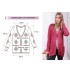 Cardigan long de Maternité en Coton Bio "Knit Dot Motif" 
