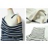Maglia premaman e allattamento in cotone biologico