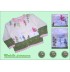 Baby Girl Cotton Sweater Cardigan Model "Spring"