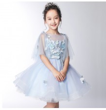 Flower girl formal dress 3/4 sleeves 100-150 cm