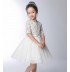 Abito cerimonia bimba damigella bianco 100-160cm