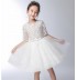 Abito cerimonia bimba damigella bianco 100-160cm