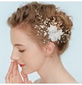 Barrette pour cheveux de cérémonie avec perles