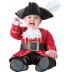 Incharacter Costume de Carnaval Enfant Capitaine Pirate 0-24 mois