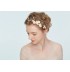Decorated champagne little girl headband  for ceremonies