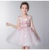 Flower girl white formal dress 100-160 cm