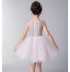 Flower girl white formal dress 100-160 cm