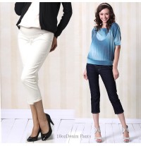 3/4 capri Jeans de grossesse taille basse