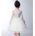 Flower girl formal dress white 110-160cm