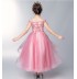Flower girl pink formal dress 100-160 cm
