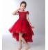 Flower girl pink formal dress 100-160 cm