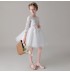 Flower girl formal dress white colour 80-150cm
