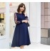 Robe bicolore de grossesse et allaitement