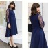 Robe bicolore de grossesse et allaitement