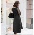 Robe bicolore de grossesse et allaitement