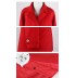Girl christmas red coat with removable padded gilet