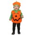 Costume Zucca Halloween unisex 1-3 anni