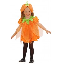 Costume Zucca Halloween bambina 1-3 anni