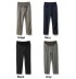 Pantalon de grossesse à fines rayures avec double système de réglage de la taille 