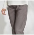 Chalked maternity trousers with double waist adjustment 