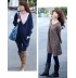 Maternity winter fleece-lined leggings 