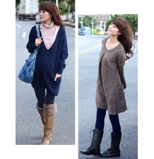 Leggings premaman invernali foderati di pile Micro-boa 