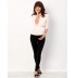 Maternity winter fleece-lined leggings 