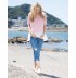 Maternity and nursing long sleeve and double layer top 