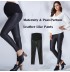 Leggings premaman invernali effetto pelle
