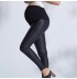 Leggings premaman invernali effetto pelle