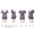 Short Sleeves Maternity & Nursing Inner Top for Delicate Skin 