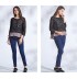 Jeans elasticizzati premaman in cotone