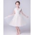 Flower girl ceremony formal dress white 100-160cm