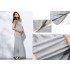 Maternity maxi dress with nursing stole 