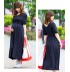 Robe de grossesse et allaitement à manches courtes