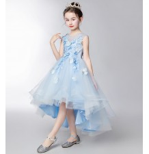 Robe blanche de cérémonie fille demoiselle d'honneur 110-160cm