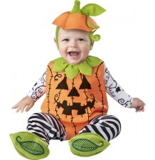 Costume Carnevale Halloween Zucca Incharacter 0-24 mesi