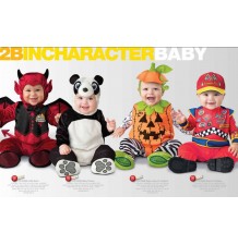 Costume Carnevale Halloween Diavoletto Incharacter 0-24 mesi