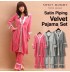 Pyjama de Hiver de Chenille de Grossesse et Allaitement 