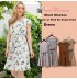 Robe de grossesse et allaitement en tissu Jacquard